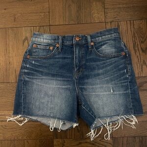 Madewell Denim Cutoff Women Shortssize 26 high rise